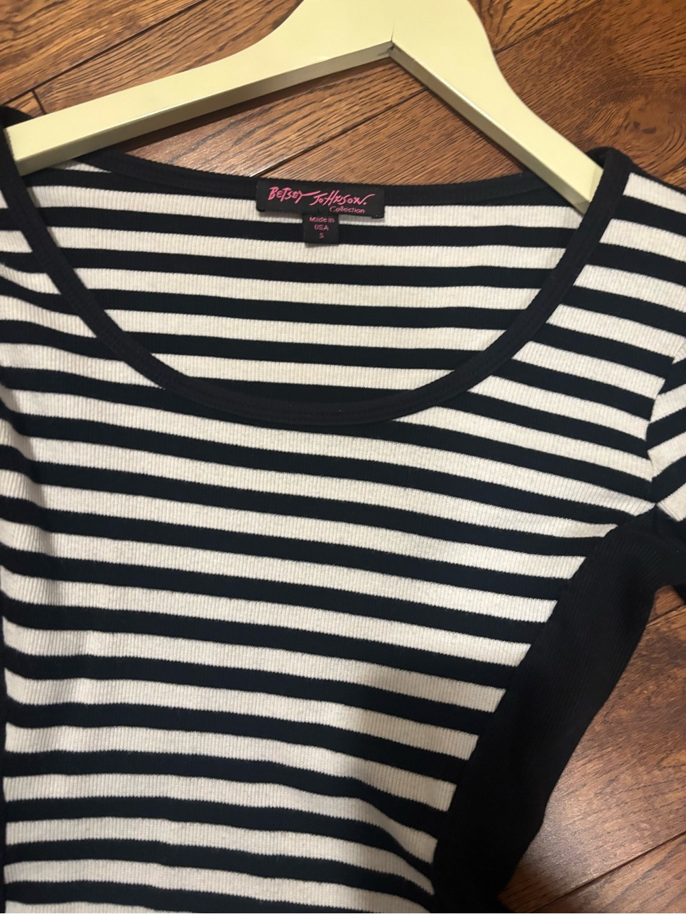 Striped Long Sleeve — Black & White - Picture 3 of 3